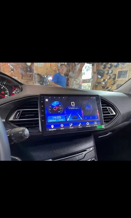Navigatie android Peugeot 308 Waze YouTube GPS