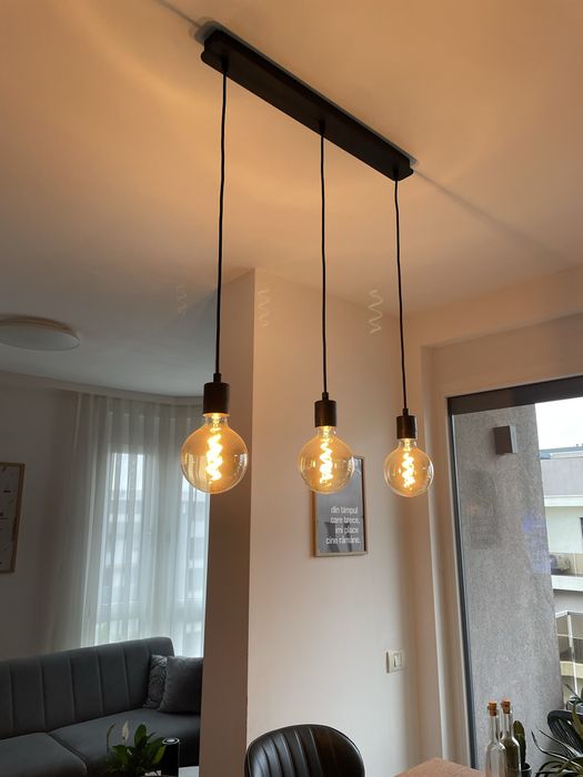 Lustra Skaftet Ikea + becuri