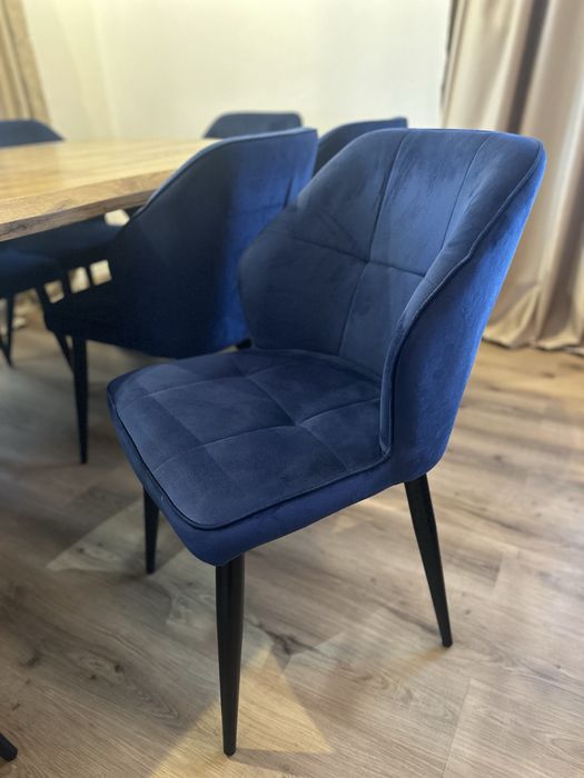 Scaune dining bleumarin
