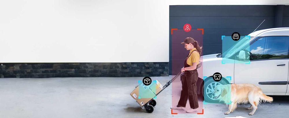 BOIFUN  DQ201 Безжична външна камера със Соларен панел