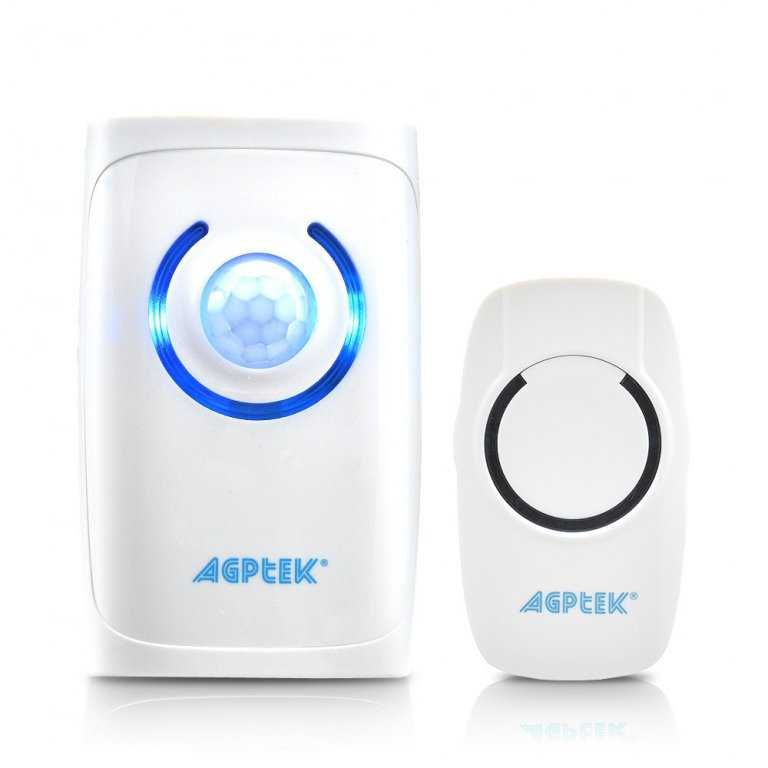 Безжичен звънец, аларма 4 в 1  с LED индикатор и 36 мелодии AGPTEK