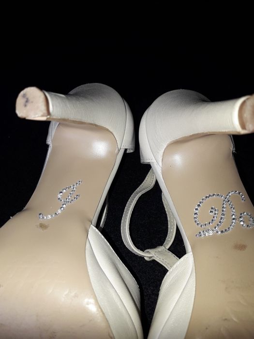 Pantofi mireasă piele