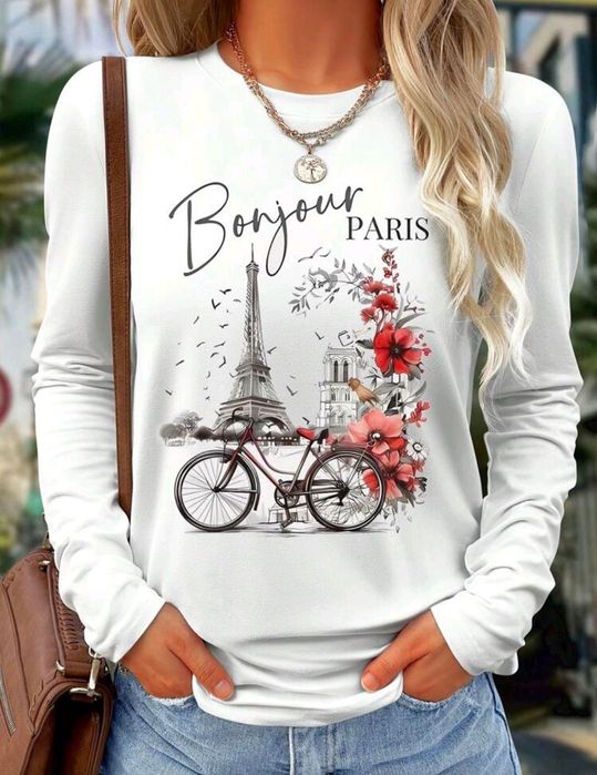 Дамски блузи с дълъг ръкав