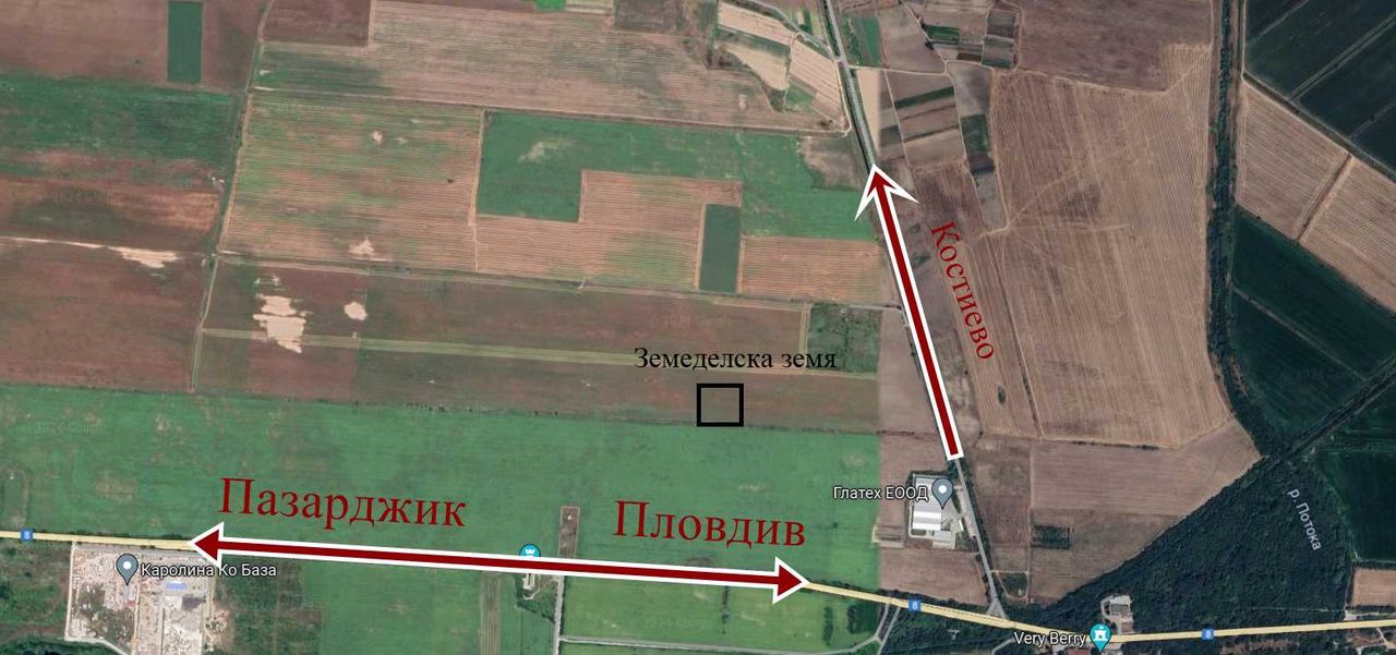 Продава се Земеделски имот в с. Костиево, Област Пловдив -  кв.м за 2742 €/дка - Снимка #1