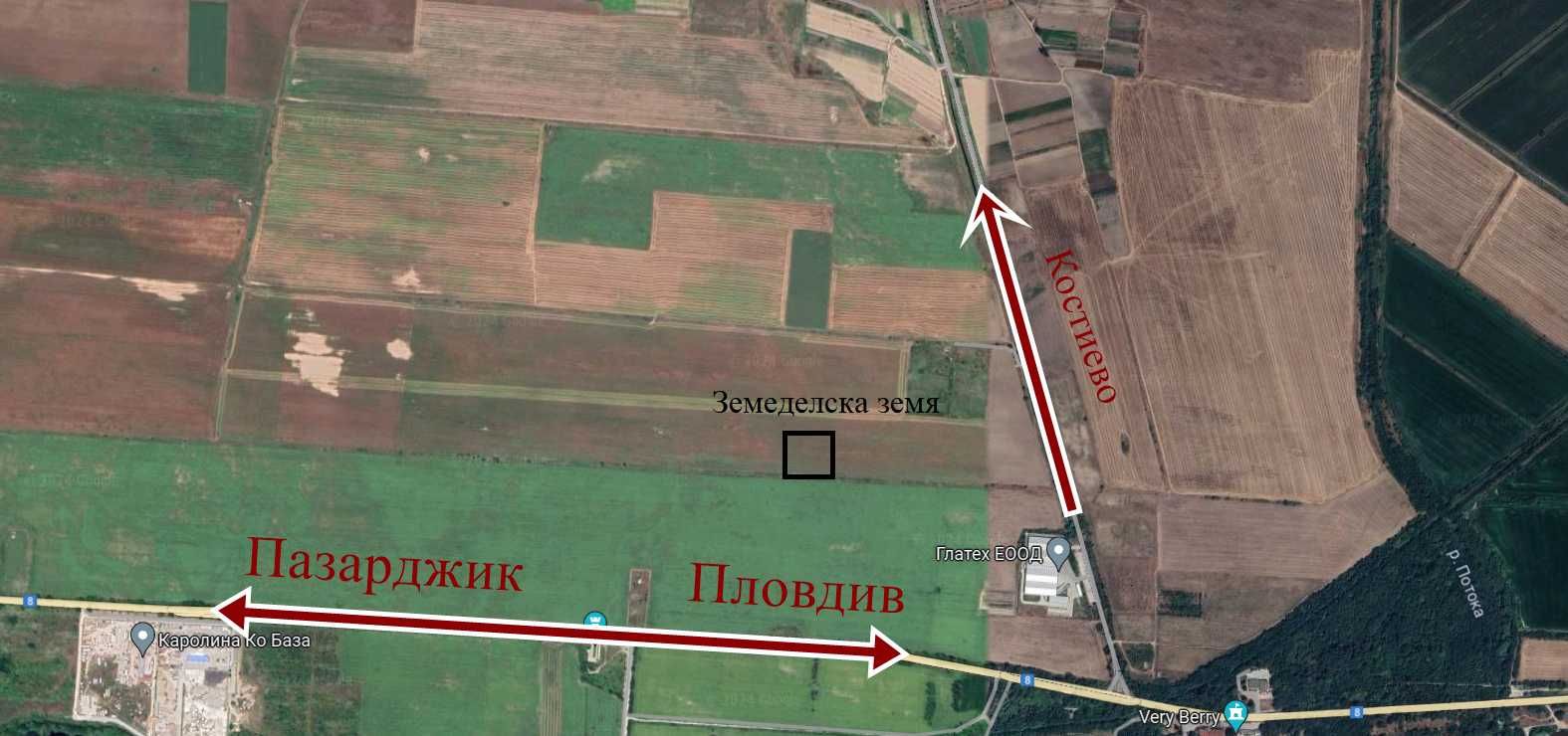 Земеделска земя в с. Костиево