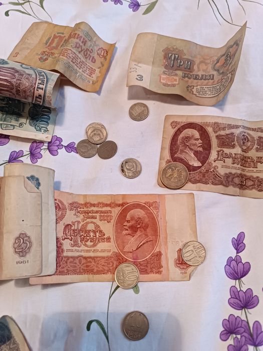 Деньги СССР разные манеты