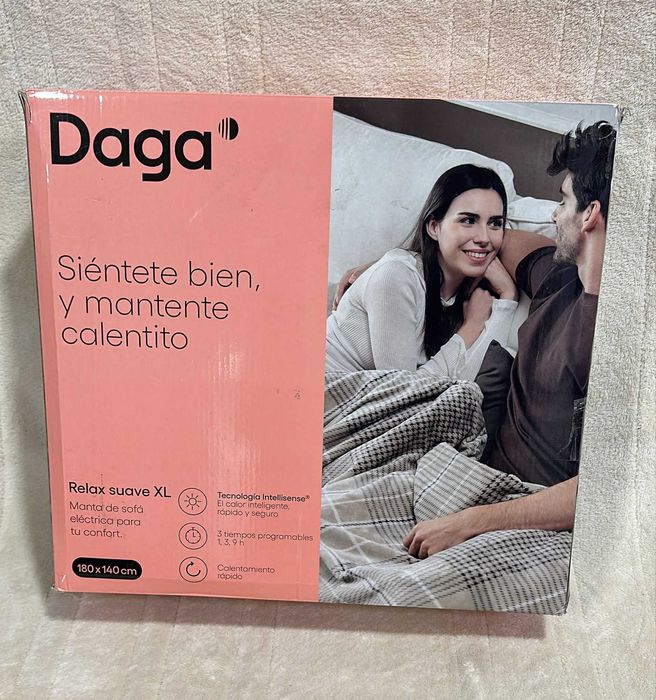 Patura Electrica Daga XL GRI 180 x 140 cm