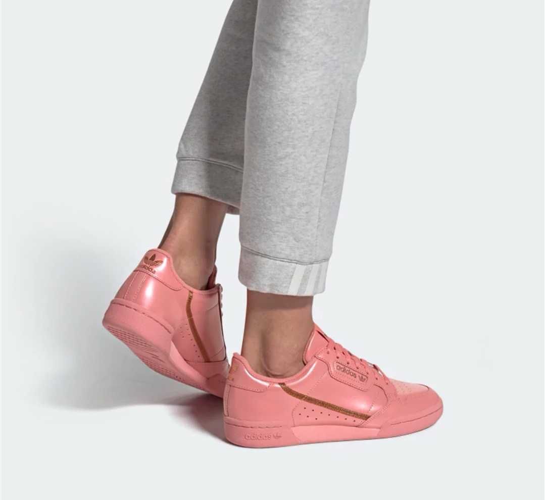 39/40 ADIDAS Originals Continental 80 Shoes Pink Дамски маратонки