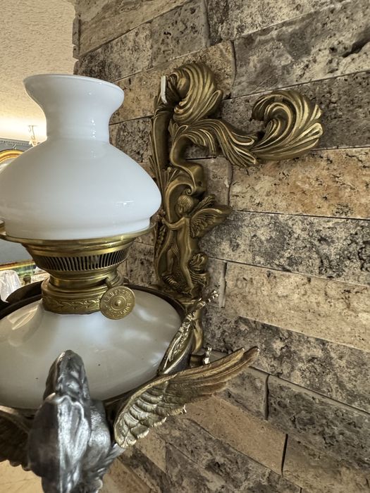 Aplica clasica- bronz- opalina