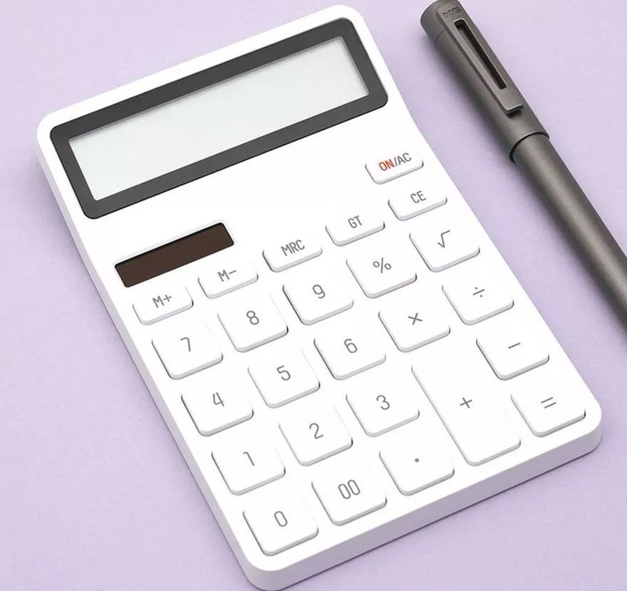 Калькулятор Xiaomi Lemo Kaco Desk Electronic Calculator, Белый
