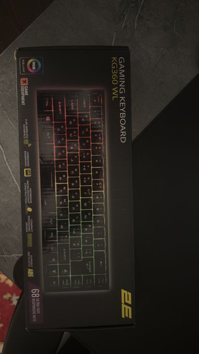 Беспроводная клавиатура 2E gaming KG360WL с подсветкой