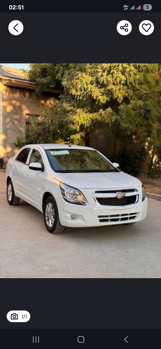 Chevrolet Cobalt 2023 toza avtamat