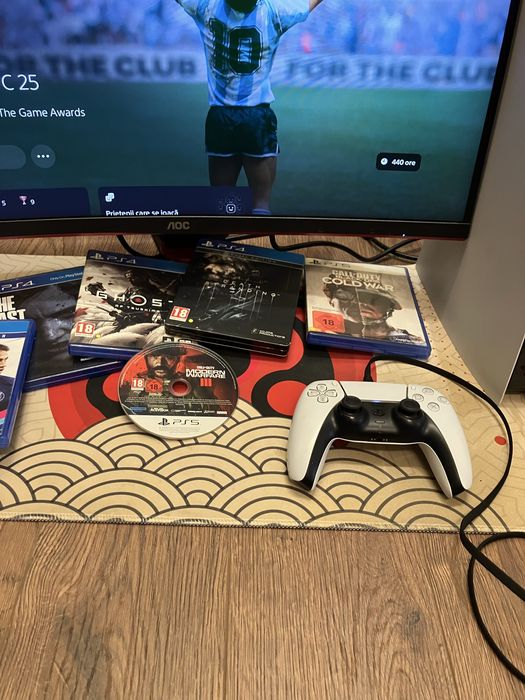 Setup Ps5 Monitor + Consola si jocuri