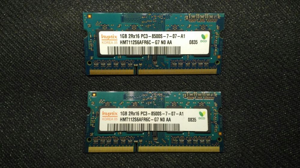 Kit Memorie Ram DDR3 2 x 1GB 1066 MHz Hynix