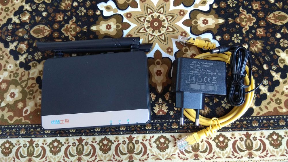 Маршрутизатор YK-L1 роутер, прошивка Padavan, WiFi 300Mbps, USB 3G/4G