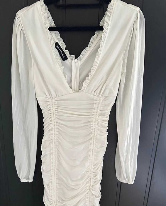 Секси бяла рокля