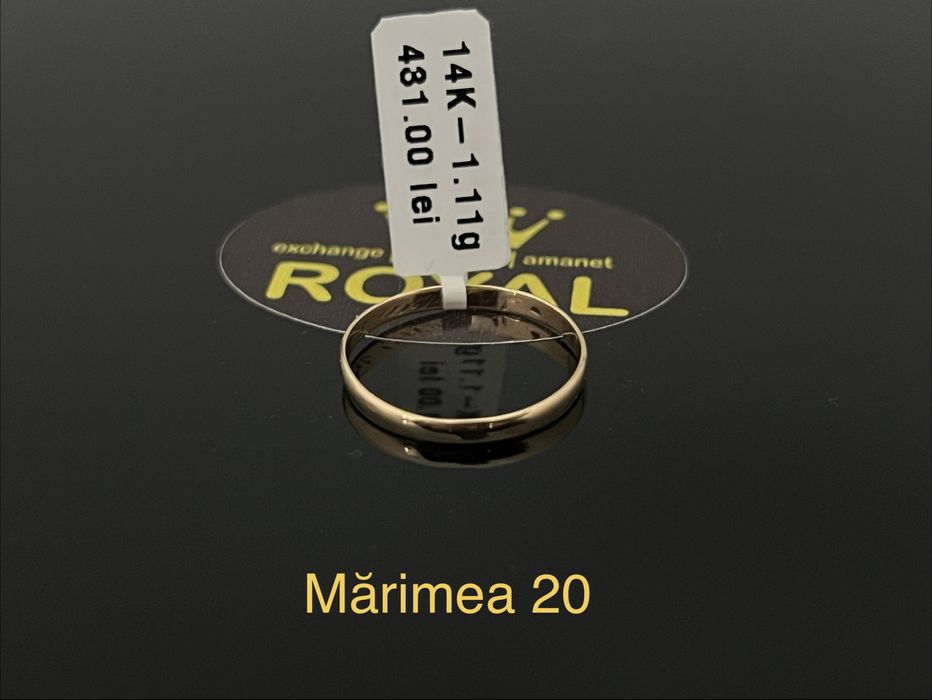 Bijuteria Royal CB : Inel stil Verigheta aur 14k 1,11gr