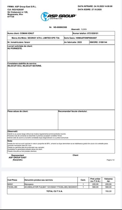 ATV Segway Snarler AT6