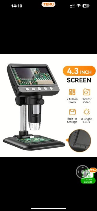 Microscop digital ecran 4.3 inch. nou