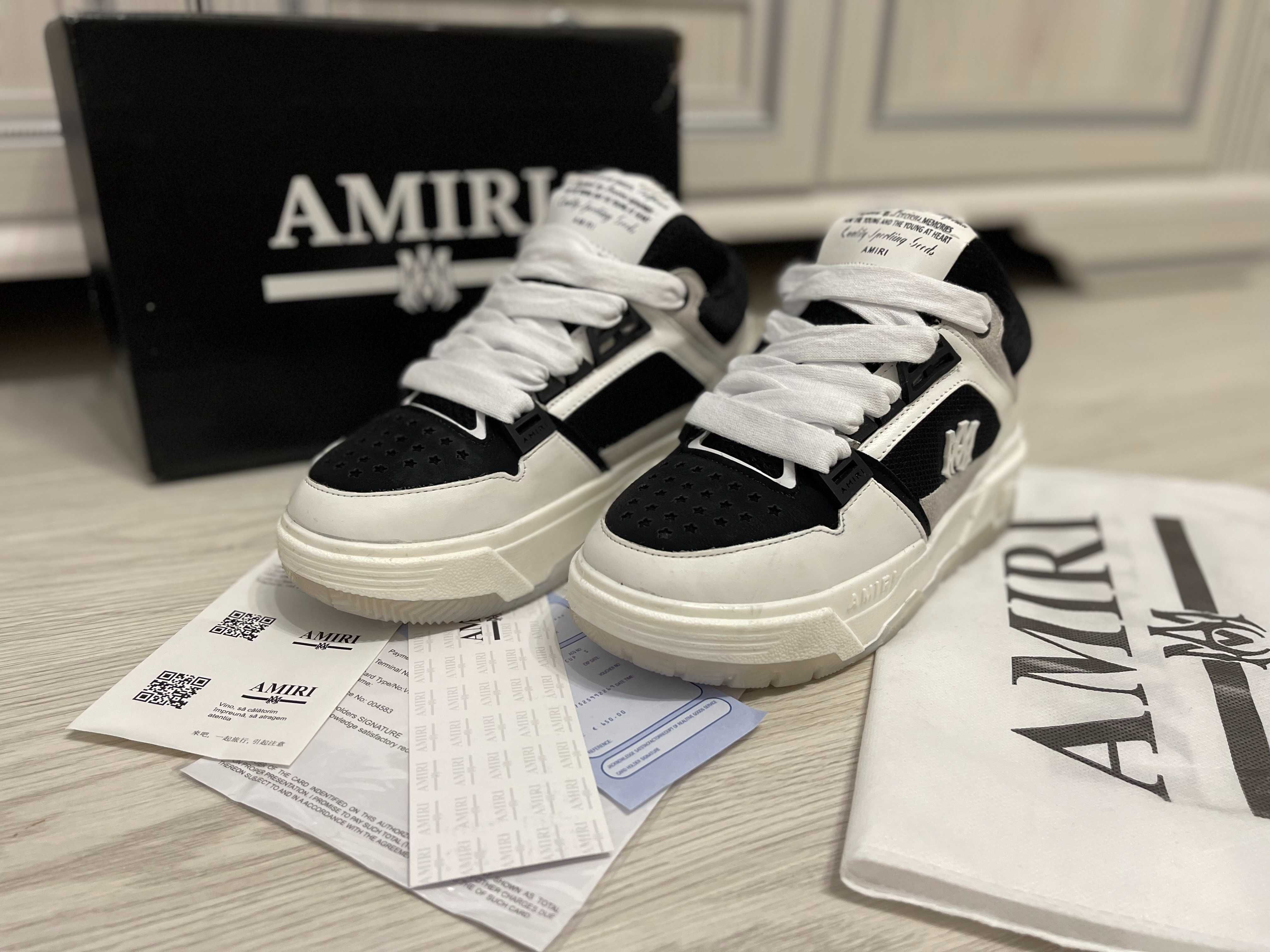 Adidasi AMIRI MA-1 low-top Produs NOU Baieti Barbati 2025