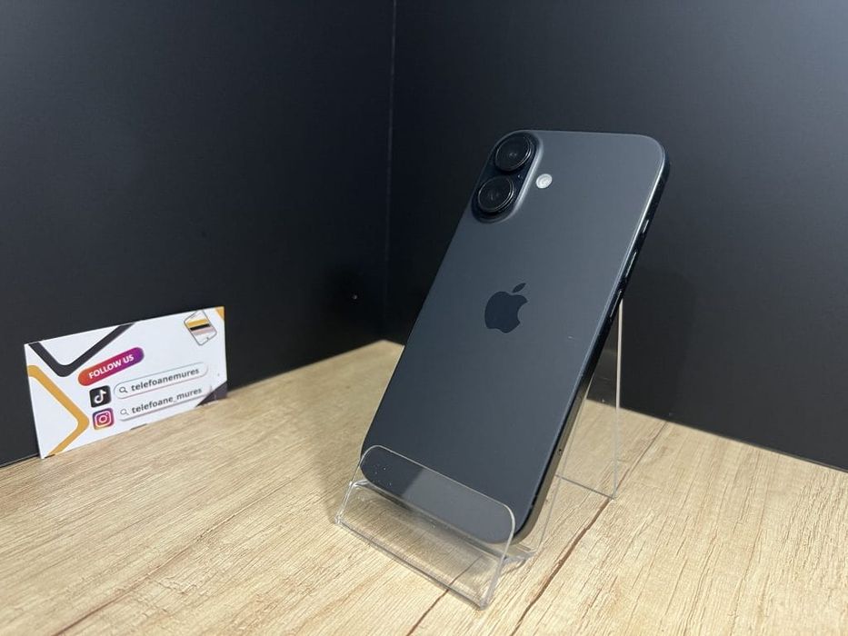 Iphone 16 128Gb Black 3 ani garanție, Telefoane Mureș