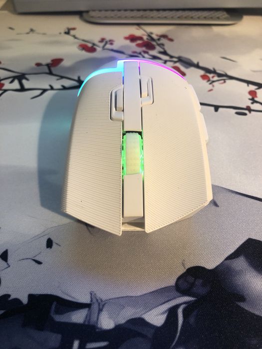 Mouse alb de gaiming wirless