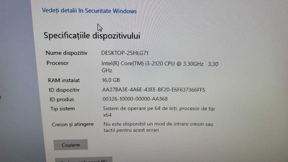 Vând calculator RGB