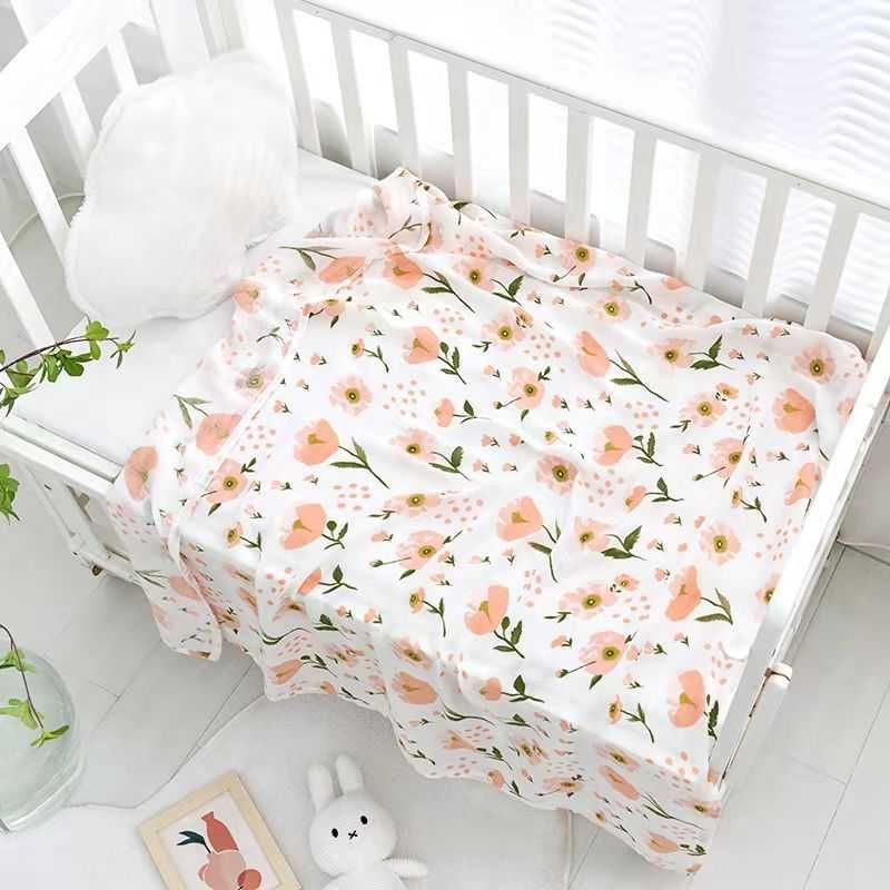 Детские муслиновые пеленки,2 слоя Bolaning muslin yo'rgaklar,2 qavatli