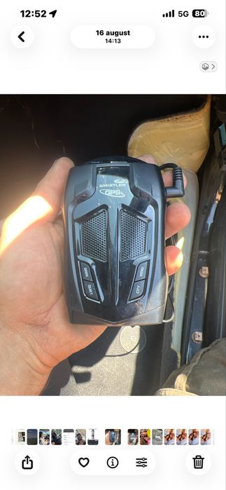 Detector radar whistler gt-468gxi