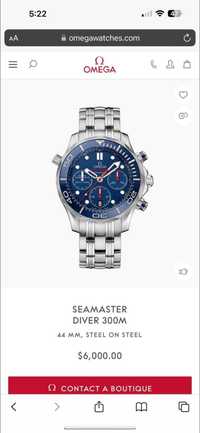 Omega seamaster chrono