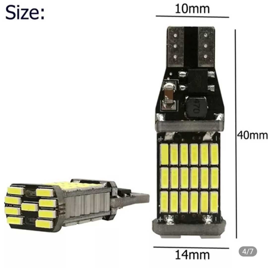 Led крушки T10, W5W (Canbus) за габарит и интериор