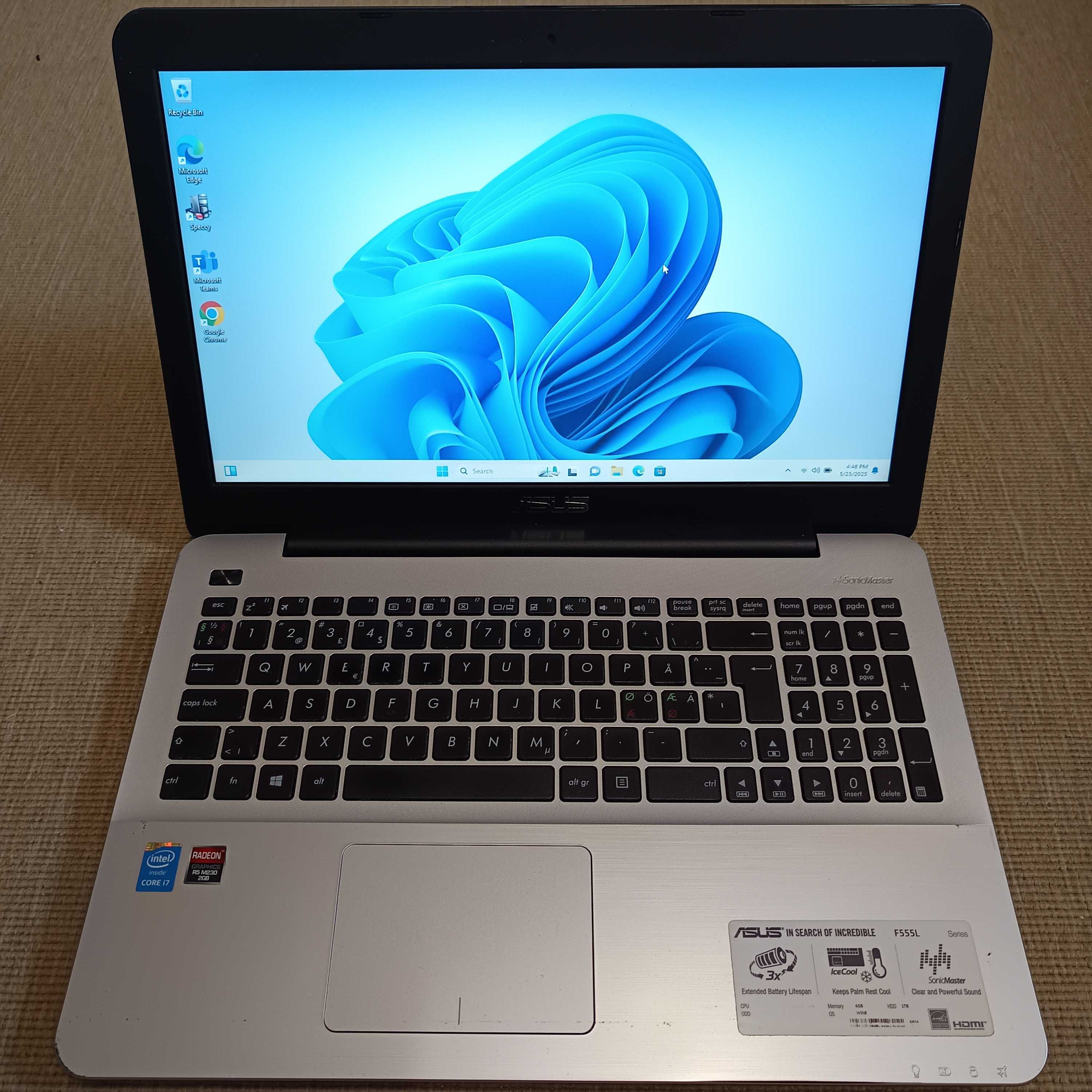 Laptop Asus I7 4510u SSD 512 Gb 15.6 40Cm Ram 12Gb Video dedicat