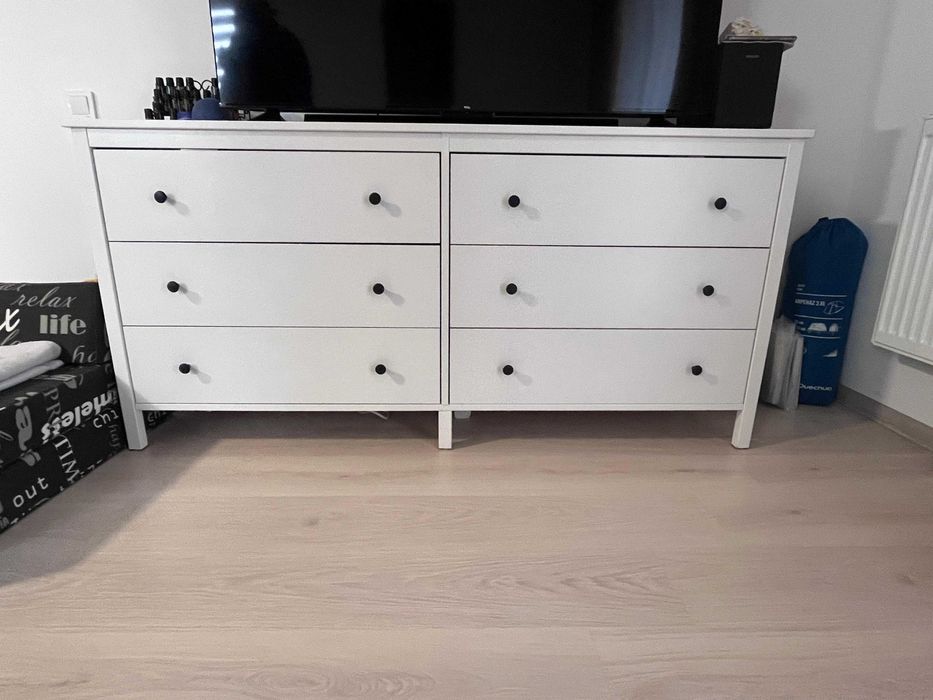 KOPPANG Comodă 6 sertare, alb, 172x83 cm IKEA