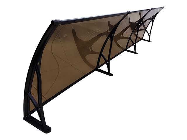 Copertină profesională Aluminiu + Plexiglas – TRANSPORT GRATUIT GM