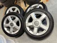 Jante originale Audi R17 cu anvelope 235 45 17