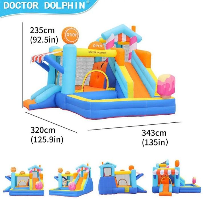 Надувной детский батут