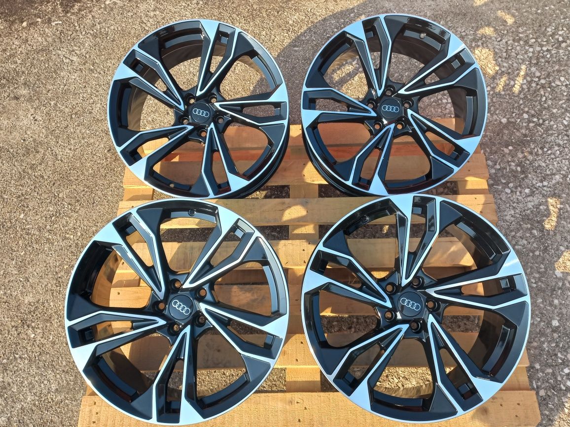 19 Audi RS25 8.5j et35 A4 A5 A6 A7 A8 Q3 Q5 Q7 Black Polish Чисто Нови