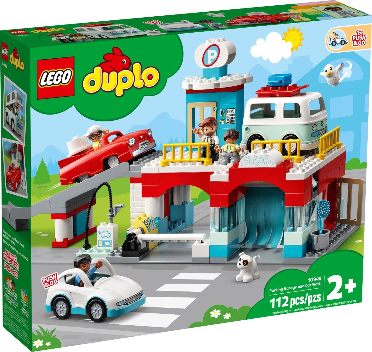 Lego duplo garaj + spălătorie (112 piese) )