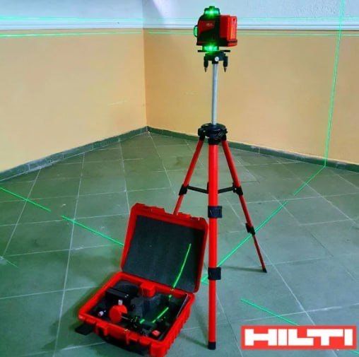 Акумулаторен Лазерен Нивелир Hilti Хилти 3D , 4D