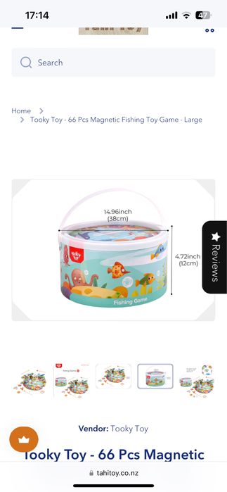 Tooky toy магнитна  игра на риболов