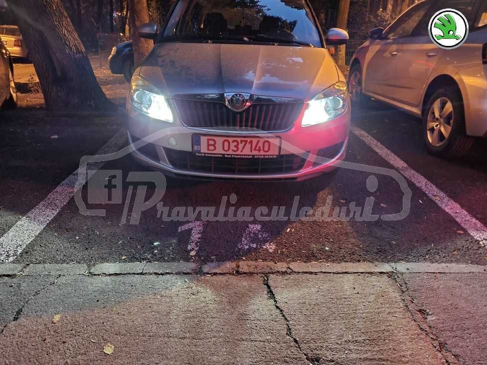 Becuri led leduri canbus pentru pozitii Skoda Fabia 2