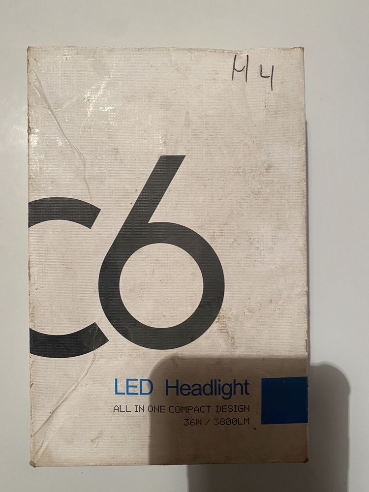 Лампы LED H4C6LED светодиодная H4, 2 шт