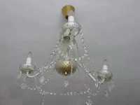 Vand candelabru de cristal cu 3 brate