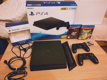 Ps4 slim 500 GB + 2 игри