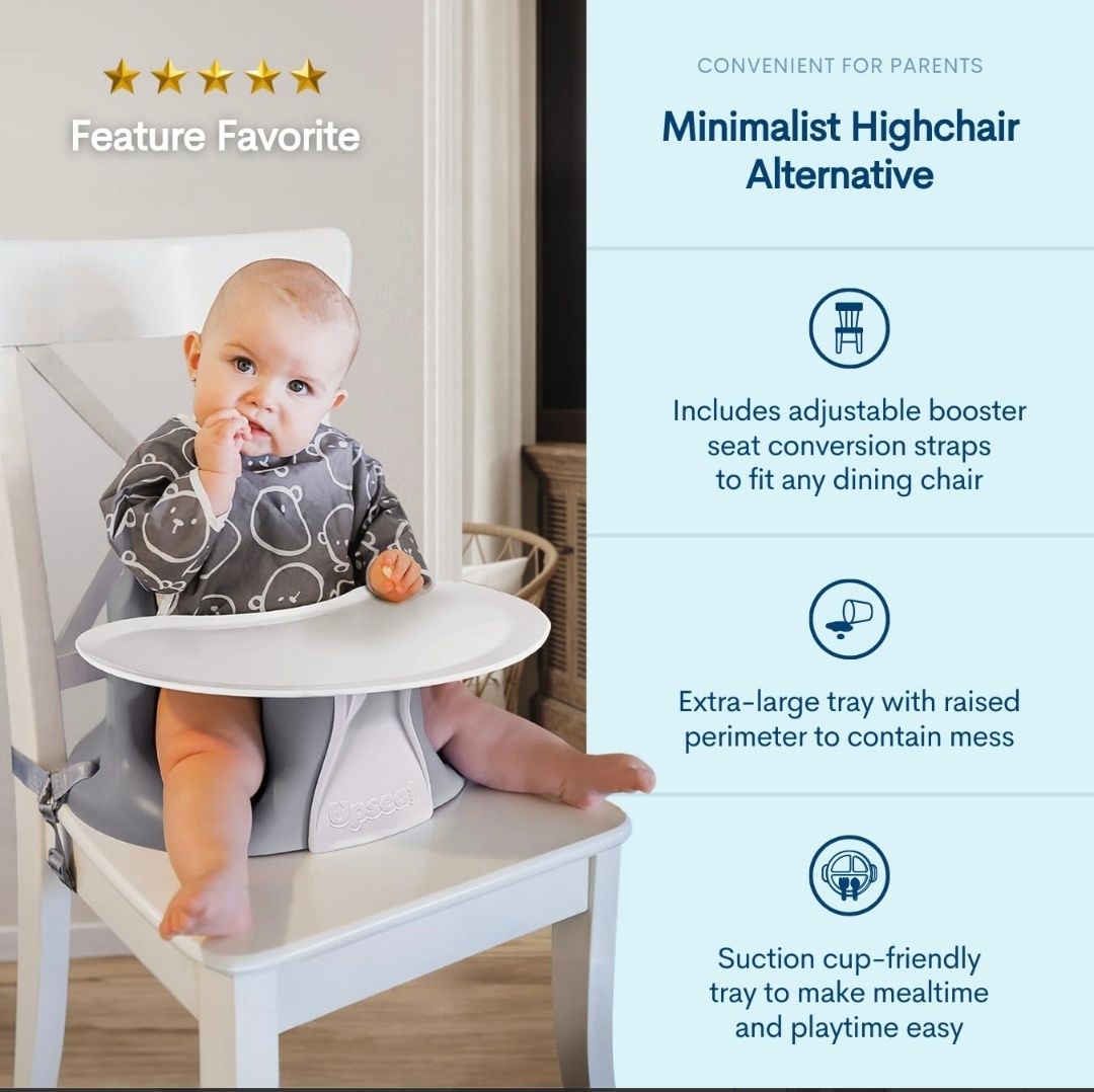 Upseat ергономично бустер столче за хранене и игра