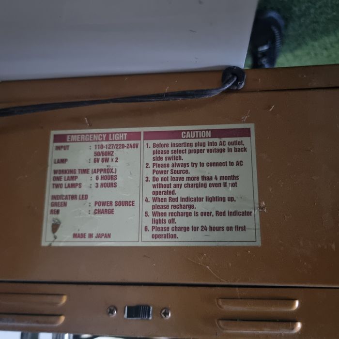 Proiector de urgență vintage Stardust Japan – colectabil, funcțional