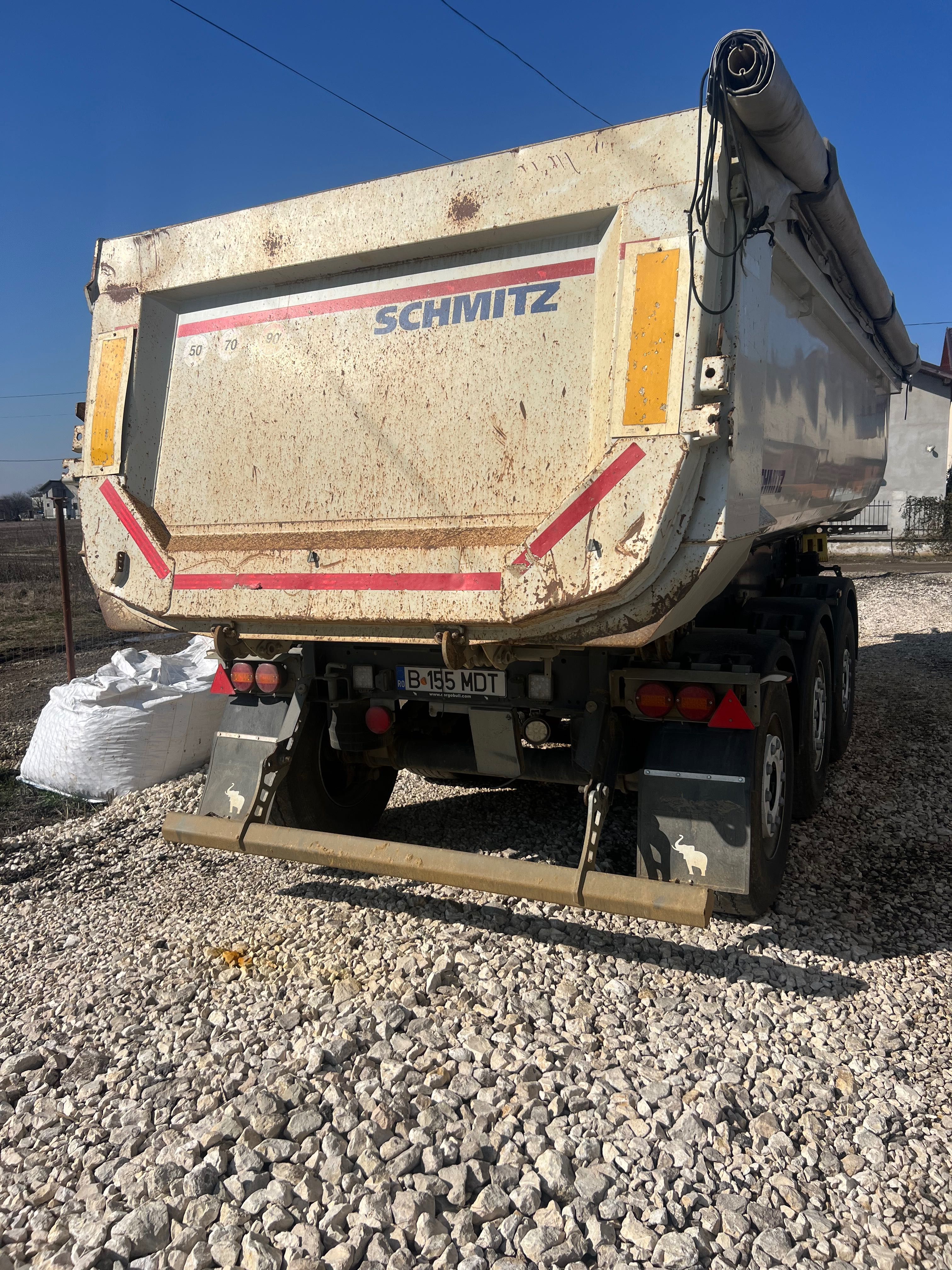 Semiremorcă basculabila Schmitz sau schimb cu man eev plus diferenta