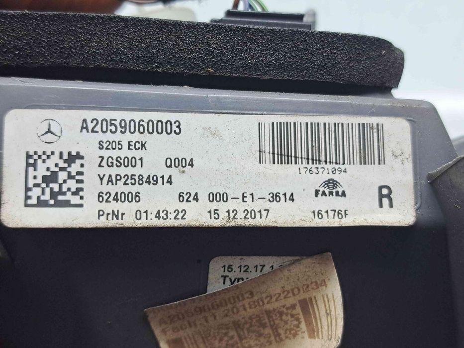 Stop aripa dreapta Mercedes Clasa C Combi (S205) [Fabr 2015-prezent]