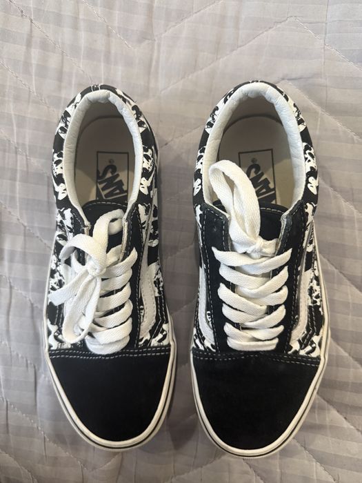 Кеды vans с черепами