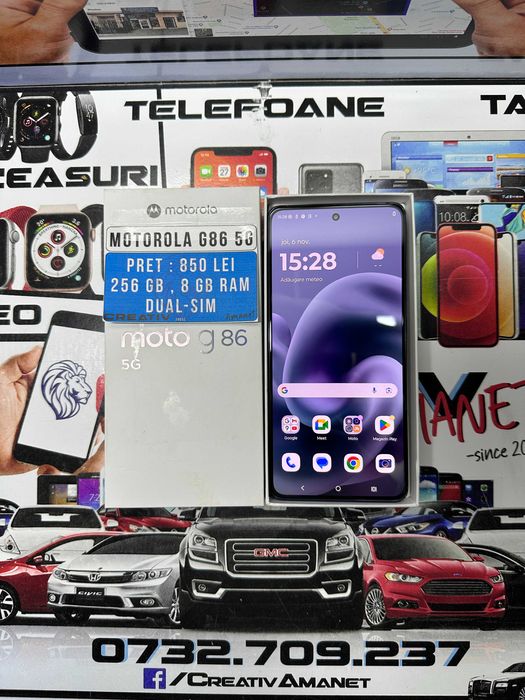MOTOROLA G86 5G / 256 GB / 8 GB RAM / CreativAmanet